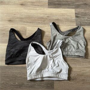 Women's Intimates & Sleepwear - Black, Gray, and White Sports Bras